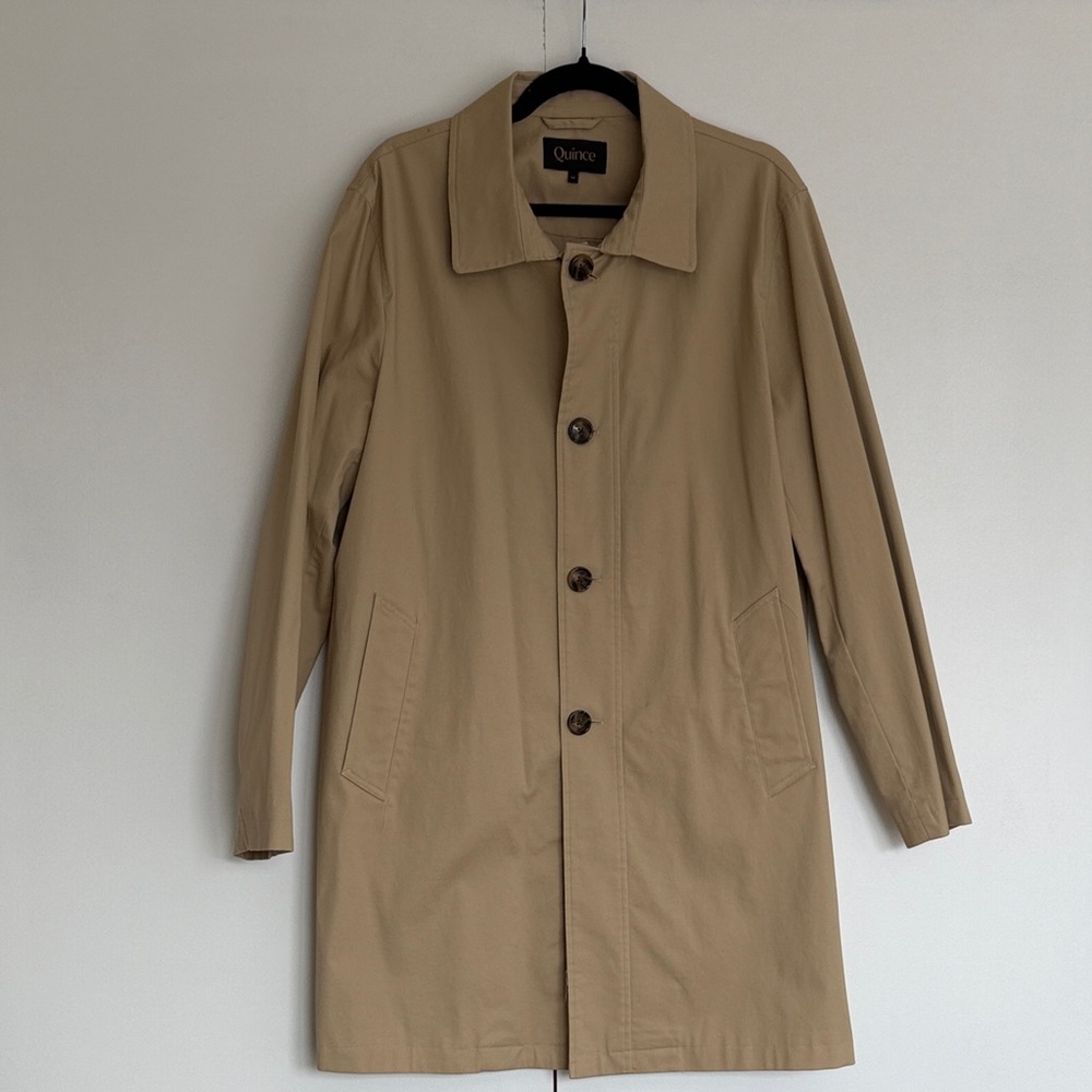 Quince for Men Comfort Stretch Trench Coat - Size M